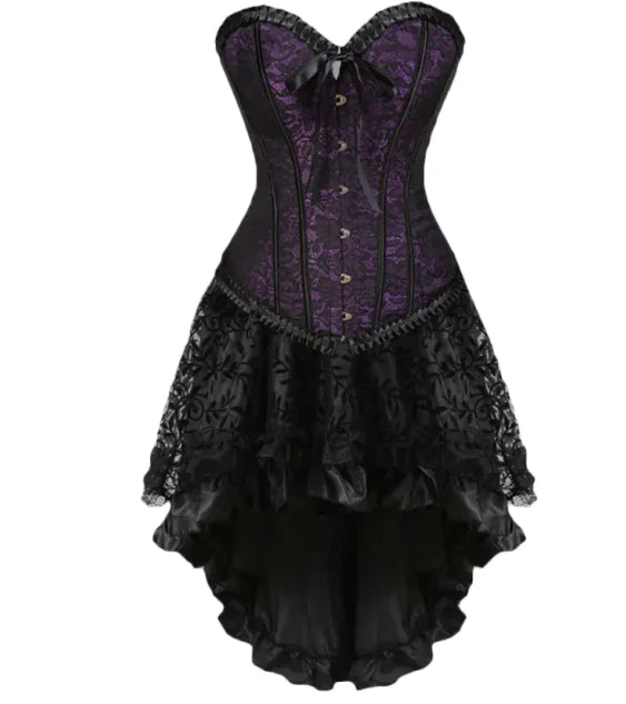 Body-Shaping Two-Piece Court Dress with Adjustable Fit - detail view | The BB's Box