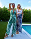Pant to Jumpsuit - Island Print - back view | The BB's Box