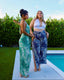 Pant to Jumpsuit - Island Print - side view | The BB's Box