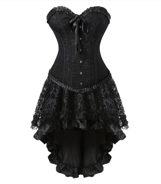 Body-Shaping Two-Piece Court Dress with Adjustable Fit - front view | The BB's Box