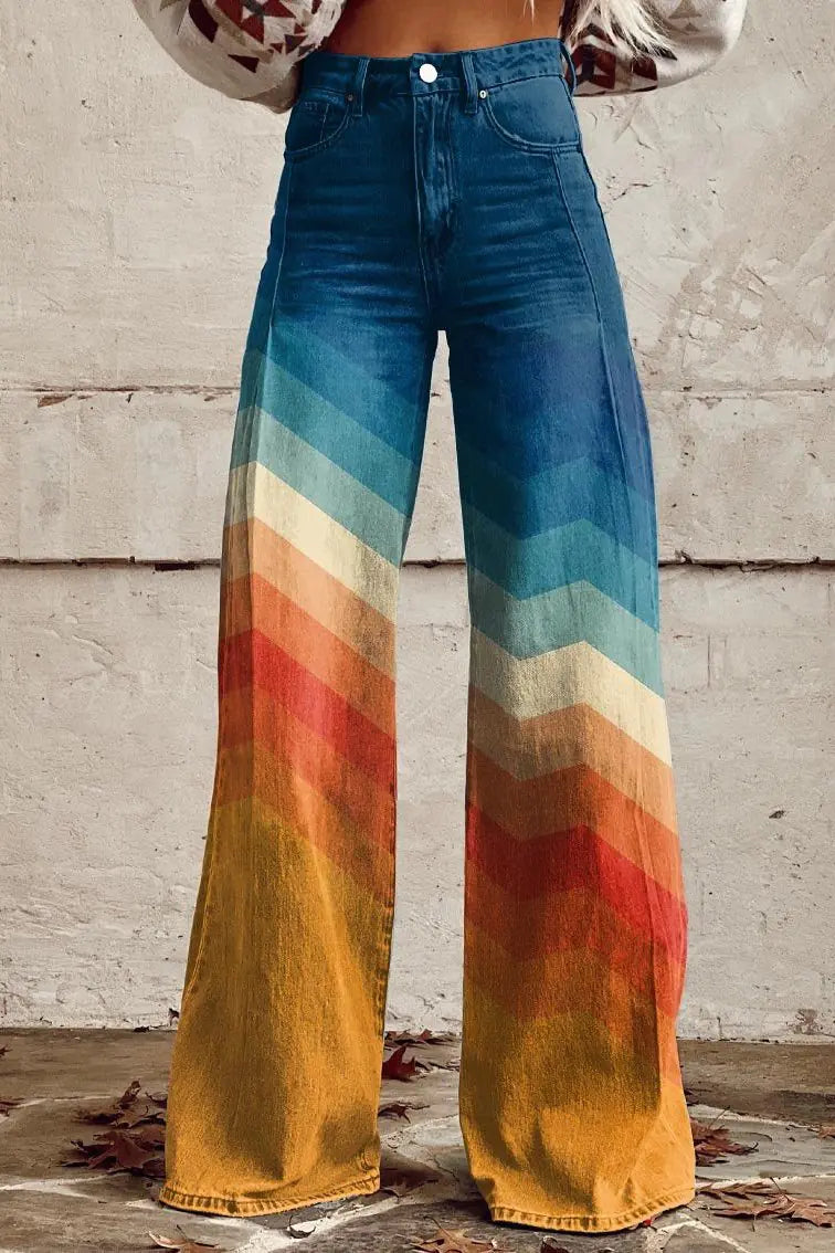 Aurelia Retro Flared Trousers for Women (Single Piece) - detail view | The BB's Box