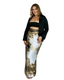 Reversible Wrap Skirt - Satin - styling view | The BB's Box
