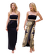 Reversible Wrap Skirt - Satin - side view | The BB's Box