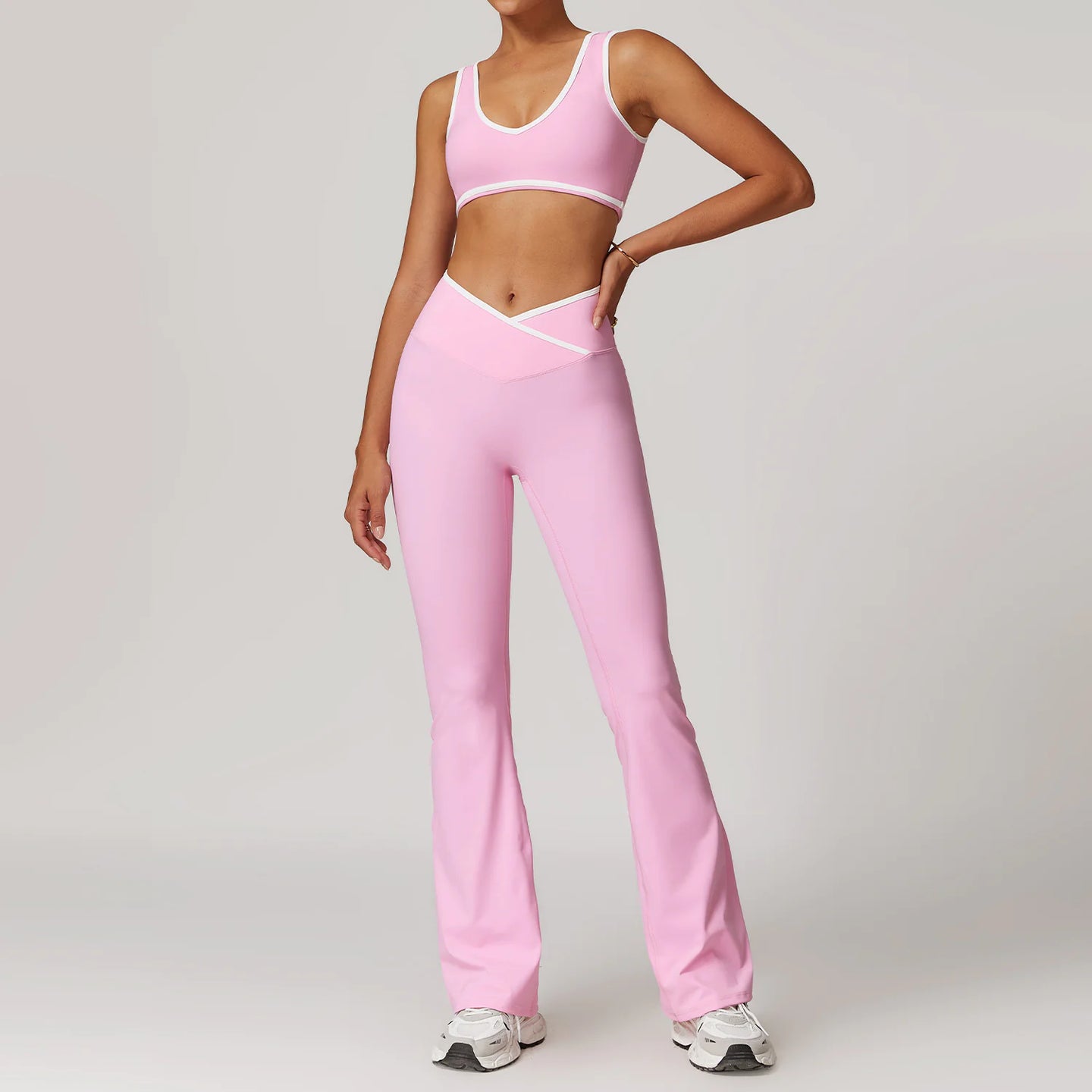 Cross High Top Sports Suit Female Fitness Yoga Wear - view 17 | The BB's Box