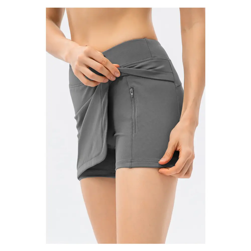 Sports Two-Piece Workout Culottes - front view | The BB's Box