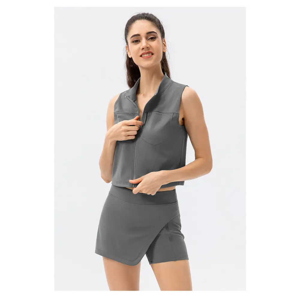 Sports Two-Piece Workout Culottes - back view | The BB's Box