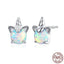 Unicorn Opal Stud Earrings 925 Sterling Silver