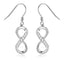 Elegance S925 Sterling Silver Infinity Loop Earrings