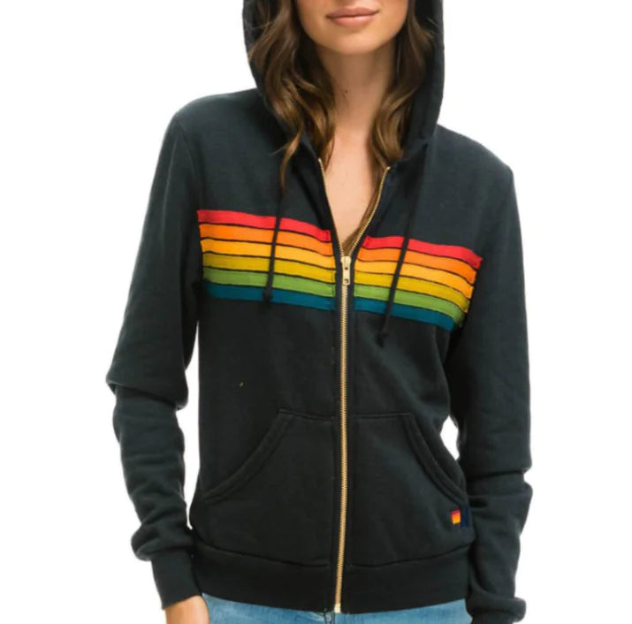 Bold & Bright Rainbow Jacket - styling view | The BB's Box