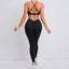 V Back Leggings - close-up | The BB's Box