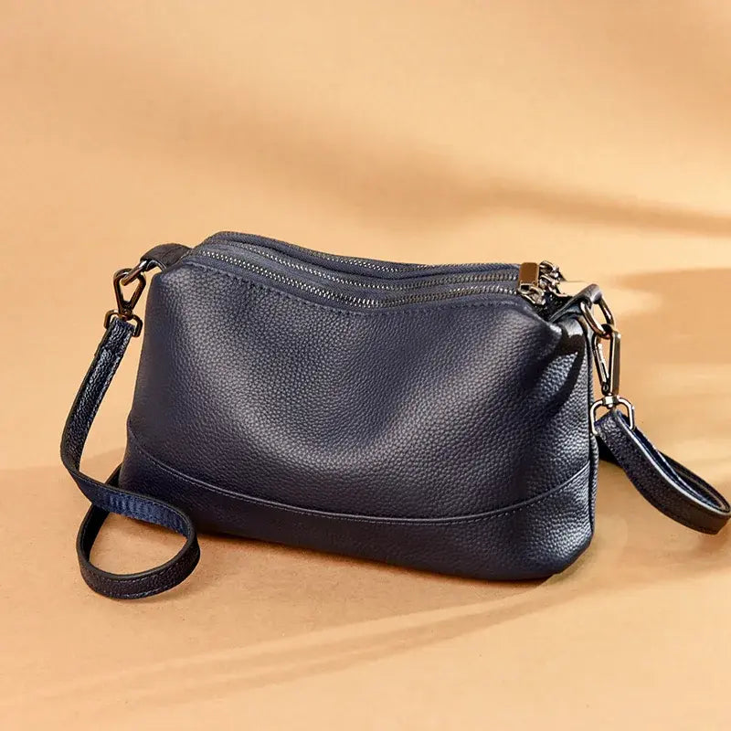 Womens Genuine Leather Handbag - side view | The BB's Box