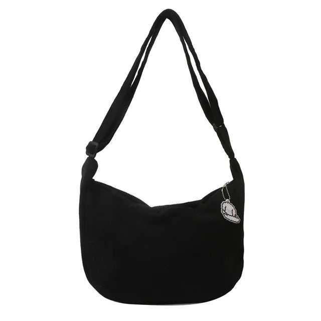 Corduroy Crossbody Bags For Women - styling view | The BB's Box