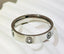 Titanium Steel Ring for Women with Diamond Embedding - back view | The BB's Box