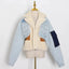 Women's Stylish Denim Sherpa Jacket