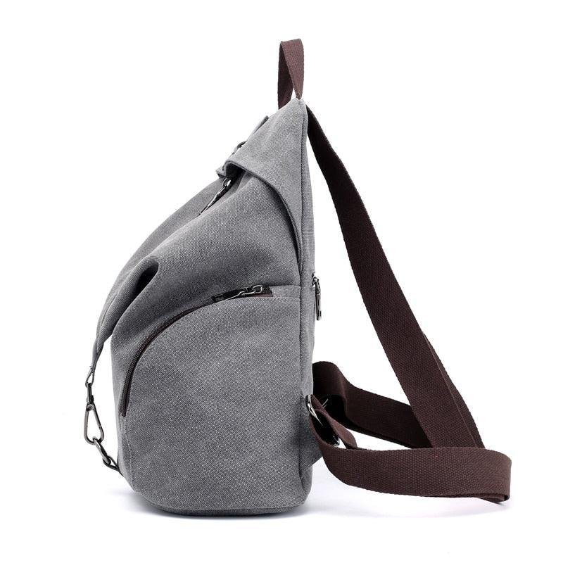 Casual Womens Backpack - Luara - side view | The BB's Box