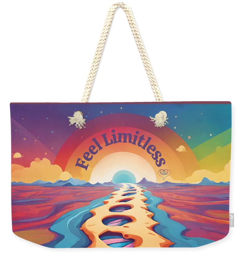 Explore path rainbow - Weekender Tote Bag