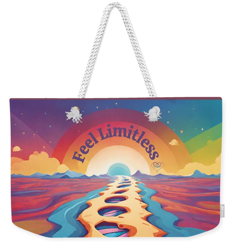 Explore path rainbow - Weekender Tote Bag