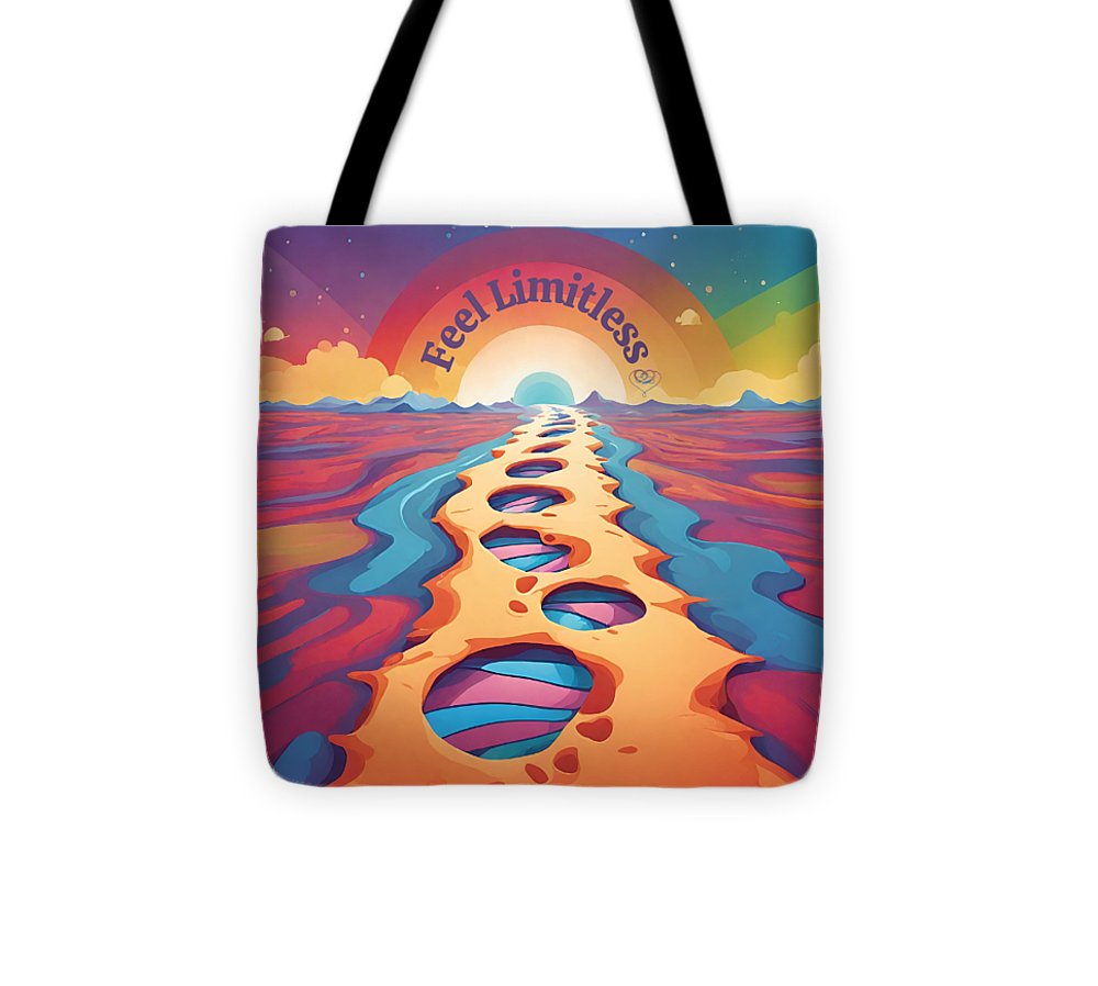 Explore path rainbow - Tote Bag